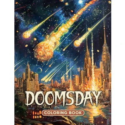 Abbildung von Doomsday Coloring Book: Elevate Your Imagination with 50 Grayscale Illustrations Featuring the Surreal Scenes of a World