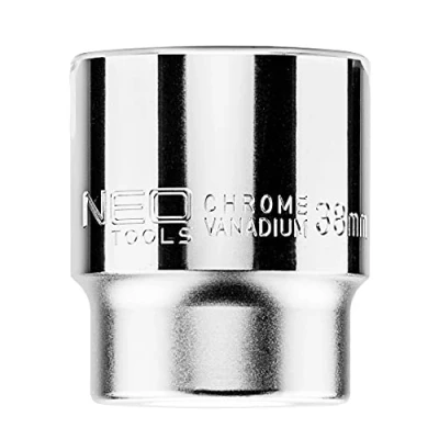 Abbildung von NEO TOOLS 08 327 Steckschlüsseleinsatz 3/4Zoll 3124 38 mm Chrom Vanadium Stahl Zwölfkant