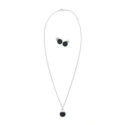Abbildung von Elli Schmuckset Damen mit Kristall Sterling in 925 Silber