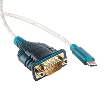 Abbildung von UC232 auf Seriell Konverter mit FTDI Typ C USB RS232 Kabel DB9 Stecker, Full Pinout, kompatibel US232 Micro Serielles (Typ FT232RL 150 cm)