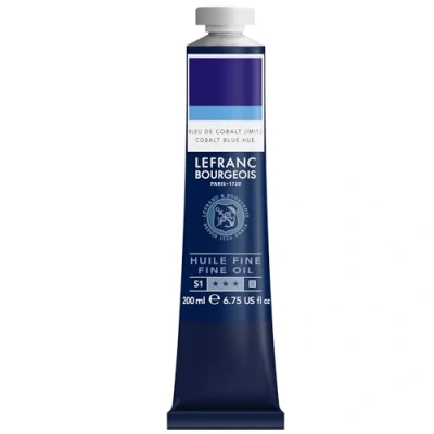 Abbildung von Lefranc Bourgeois 301822 Feine Ölfarbe in hervorragender Qualität,lichtecht mit gleichmäßige Konsistenz, 200ml Tube, ideal für Keilrahmen, Leinwand, Malkarton Ultramarinblau