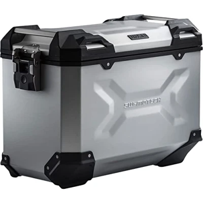 Abbildung von SW MOTECH TRAX ADV L Aluminium Seitenkoffer 45L, Links, Silbern