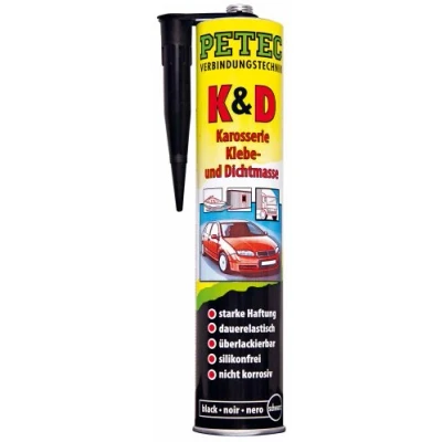 Abbildung von Petec Kleberspachtel Karosserie Klebe und Dichtmasse schwarz 94730