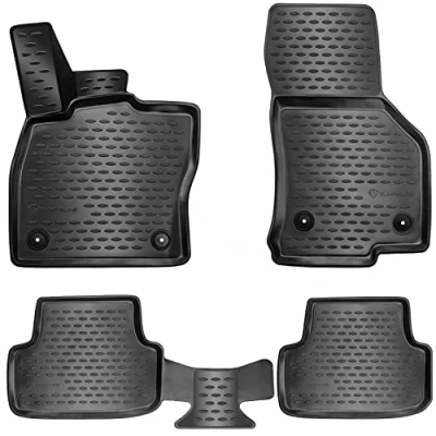 Abbildung von ELMASLINE 3D Gummimatten Set für Skoda SUPERB 2 (II) 2008 2015 Hoher 5cm Rand Baujahre 2009 2010 2011 2012 2013 2014