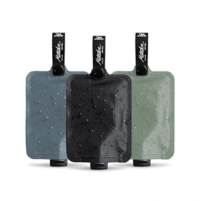 Abbildung von Matador FlatPak Toiletry Bottle 3 Pack (blau. schwarz. grün)