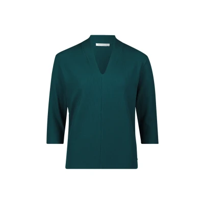 Abbildung von Betty&amp;Co 3/4 Arm Shirt &quot;Betty &amp; Co Damen Casual mit V Ausschnitt&quot;, (1 tlg.)
