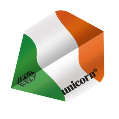 Abbildung von Unicorn Ultrafly.100 Plus Irland Ripple Ultrafly Dart Flights, mehrfarbig
