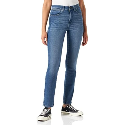 Abbildung von Wrangler Damen Slim Pants, AIRBLUE, 40W / 34L