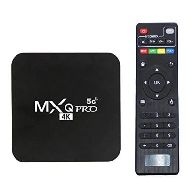 Abbildung von MXQ Pro 5G 4K Android TV 13.1 Box RAM 1GB ROM 8GB Smart H.265 HD 3D Dual Band 2.4G WiFi Quad Core Home Media Player