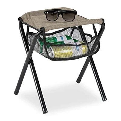 Abbildung von relaxdays Campinghocker Klapphocker bis 120 kg