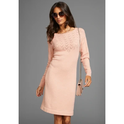 Abbildung von Laura Scott Strickkleid mit Ajourdetails NEUE KOLLEKTION