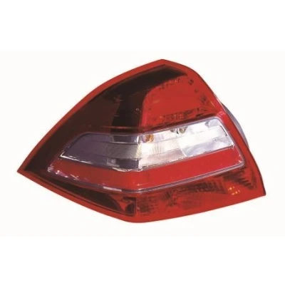 Abbildung von ABAKUS 551 1969R UE Rückleuchte rechts P21/5W, P21W, PY21W Rot ohne Lampenträger, Glühlampe RENAULT: MEGANE 2 Stufenheck