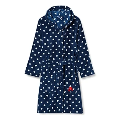 Abbildung von Playshoes Kinderbademantel Fleece Bademantel Herzchen