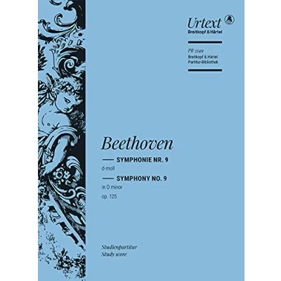 Abbildung von Symphonie Nr. 9 d moll op. 125 Breitkopf Urtext Studienpartitur (PB 5349)