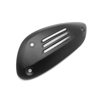 Abbildung von Motorrad Hitzeschild Passend Für VESPA GTS GTV GTE 125 250 300 GTS125 GTS250 GTS300 2013 2023 Auspuffrohrabdeckung Schalldämpfer