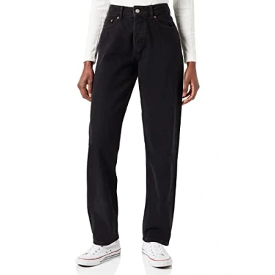 Abbildung von JJXX Jxseoul Jeans Straight Leg, Damen, Größe: 30x32, Black denim