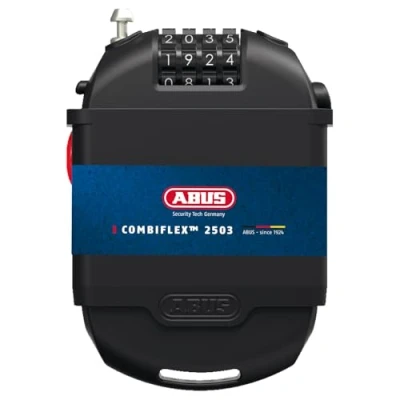 Abbildung von Abus Combiflex 2503/120 + UCH2503 Black 120 cm