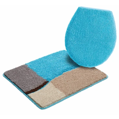Abbildung von my home Badematte &quot;Belio&quot;, Höhe 20 mm, rutschhemmend beschichtet, fußbodenheizungsgeeignet schnell trocknend strapazierfähig, Badematte, Badteppich, Badematten auch als 2 tlg. Set erhältlich, bunt