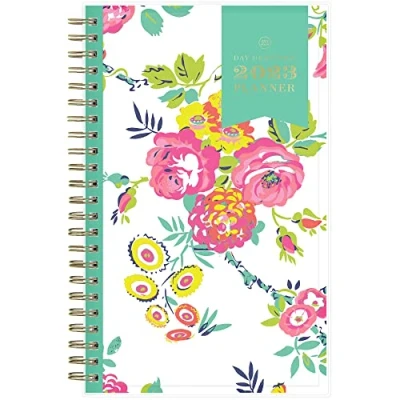 Abbildung von Blue Sky Day Designer for 103619 23 Wochen und Monatsplaner 2023, 12,7 x 20,3 cm, transparenter Tascheneinband, Spiralbindung, Peyton White (103619 23)