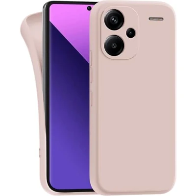 Abbildung von MyGadget Hülle kompatibel mit Xiaomi Redmi Note 13 Pro Plus 5G robuste Handyhülle TPU Case Slim Silikonhülle Back Cover Kratzfest Schutzhülle Matt Rosa