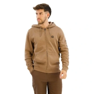 Abbildung von Hurley Herren Icon Boxed Fleece Zip Kapuzenpullover, Roadside, M
