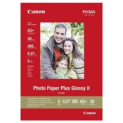Abbildung von Canon PP 201 Photo Paper Plus Glossy II 275 gram A3+ (20 vel) Fotopapier