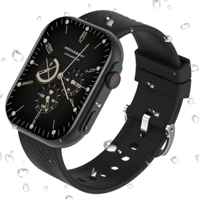 Abbildung von AVUMDA Smartwatch mit Telefonfunktion, 2.01Zoll Fitnessuhr 123 Sportmodi, Smart Watch Herren Blutdruck ,Puls Schlaf Monitor, Aktivitätstracker, Message Reminder, IP68 Sportuhr für Android iOS
