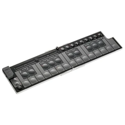 Abbildung von Korg nanoKEY Fold Faltbarer 25 Tasten MIDI Keyboard Controller mit USB C und TRS Weiß