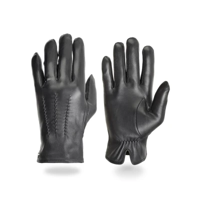 Abbildung von Pearlwood Gates Fingerhandschuh Fingerhandschuh, Herren, Größe: 8.5, Schwarz