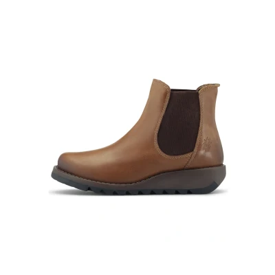 Abbildung von Fly London SALV Plateaustiefelette, Damen, Größe: 36, Mittelbraun Schuhe
