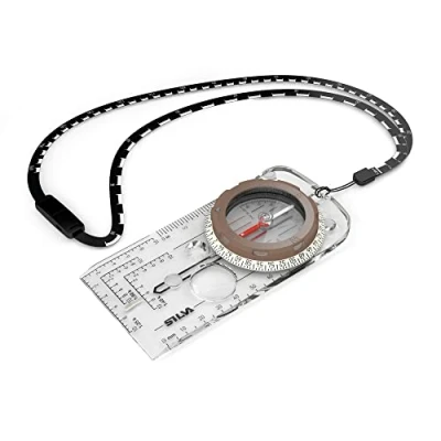 Abbildung von Silva Kompass Outdoor Compass 5 Von NATO Streitkräften Vertraut Maßstab 1:25k 1:40k 1:50k mm &amp; in Wanderkompass für Fortgeschrittene Nutzer und Profis Marschkompass Militär