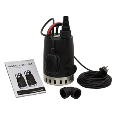 Abbildung von Grundfos Pumpe CC9 A1 mit 3/4 1 5/4 Nippel und 10 m Kabel, 230 V