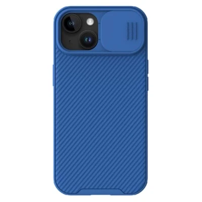 Abbildung von Nillkin CamShield Pro Magnetic Series Schutzhülle für Apple iPhone 15 Plus, Blau