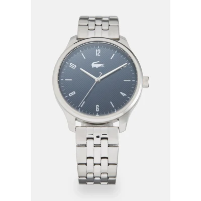 Abbildung von Lacoste Lisbon Uhr silvercoloured/blue, Herren, Größe: One Size, Silver coloured/blue