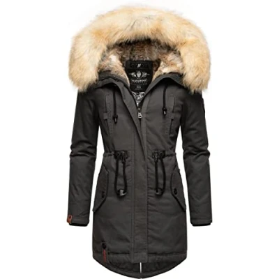 Abbildung von Navahoo Bombii Wintermantel, Damen, Größe: Small, Dark grey