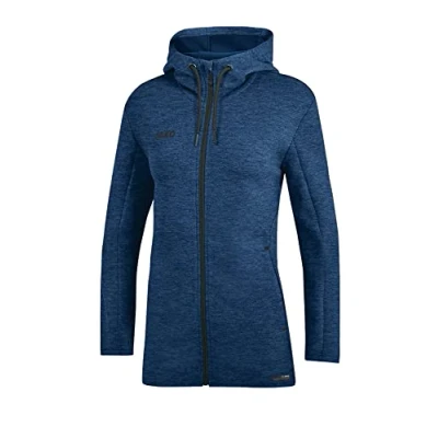Abbildung von JAKO Premium Basic Kapuzenjacke Damen Blauschwarz, 44