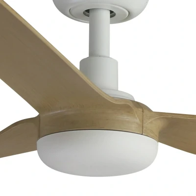 Abbildung von Deckenventilator Punt M, DC, weiß/Holz hell