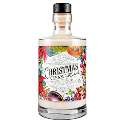 Abbildung von Wajos Christmas Cream Likör 350ml, 17% vol: Weihnachtslikör limitierte Edition Ideal als süßes Geschenkset