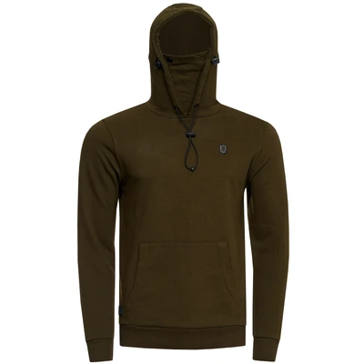 Abbildung von Kapuzen Sweatshirt mit Masken Funktion