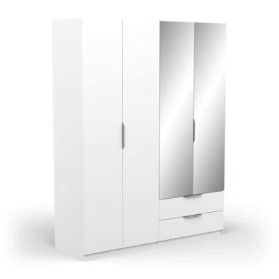 Abbildung von Demeyere GROUP Kleiderschrank &quot;Drehtürenschrank, 3 Türen, 2 Schubladen, 1 Spiegel&quot;, Breite ca. 120cm, Höhe 200cm