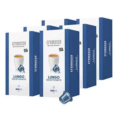 Abbildung von Cremesso Kaffekapseln Lungo Decaffeinato 96 Stück (6 x 16 Stück)