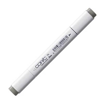 Abbildung von COPIC Classic Marker Typ T 5, toner gray No. professioneller Layoutmarker, mit einer breiten und feinen Spitze
