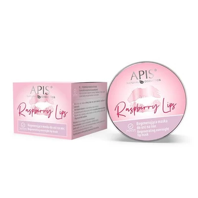 Abbildung von Apis Himbeere Lippen regenerierende Mundmaske für die Nacht 10 ml