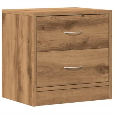 Abbildung von vidaXL Nachttisch Artisan Eiche 40x30x40 cm Holzwerkstoff (1 St)