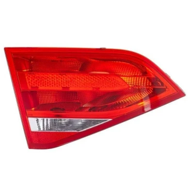 Abbildung von HELLA 2TZ 009 687 091 Rückleuchte links innerer Teil P21W, W16W 12 glasklar, Rot mit Glühlampen Lampenträger AUDI: A4 B8 Limousine