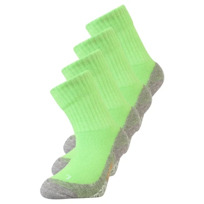 Abbildung von camano 4 PACK Socken für Kinder, Größe: 23 26, Green flash
