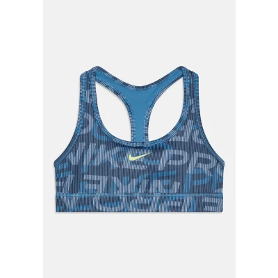 Abbildung von Nike Performance BRA Sport BH für Kinder, Größe: 158/170, Blue beyond/midnight navy/light lemon twist/white