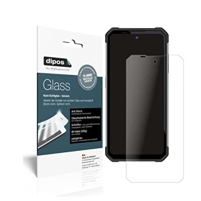 Abbildung von dipos I 2X Displayschutz matt kompatibel mit Oukitel WP17 Schutzfolie 9H Anti Shock