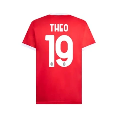 Abbildung von AC Milan Trikot Replica Stadion Saison 2024/2025, Home Theo Unisex Erwachsene (1er Pack)