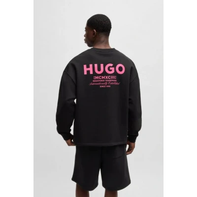 Abbildung von HUGO Naviu Sweatshirt, Herren, Größe: Large, Black